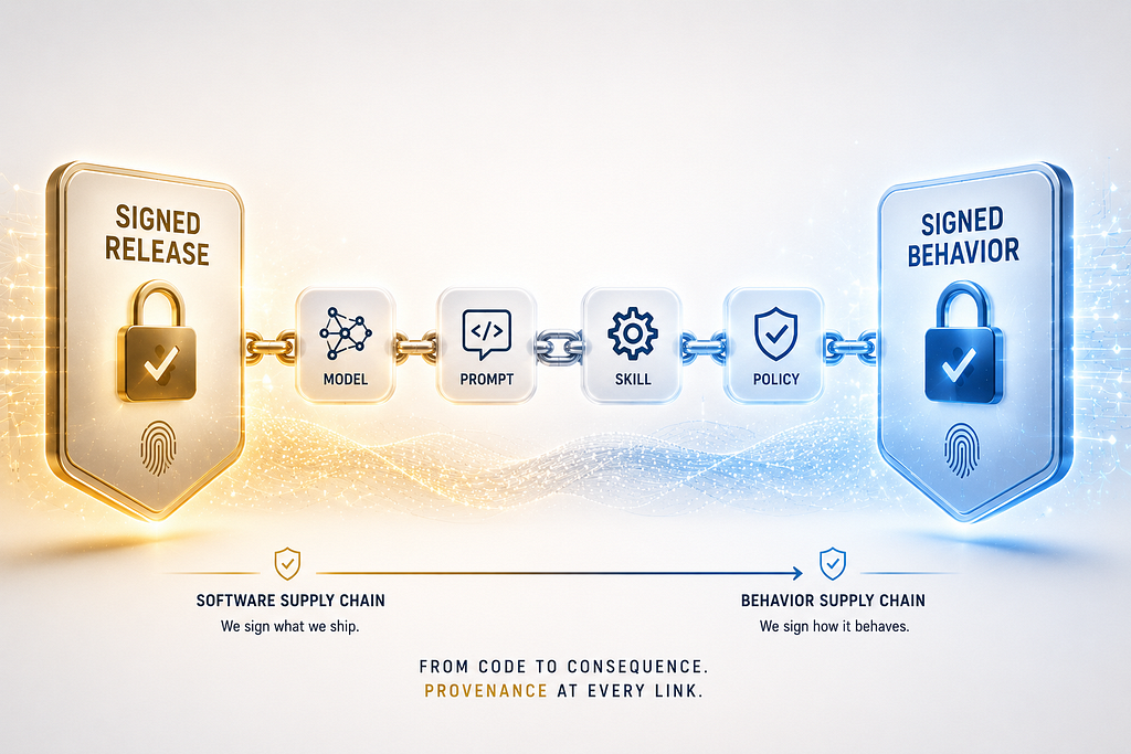 AI Agents — 🧬 Signed Releases, Signed Behavior